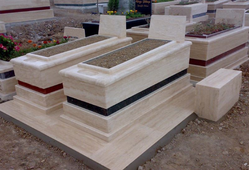 Traverten Mezar Model 3